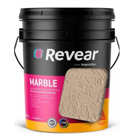 "REVEAR" MARBLE MEDIA BEIGE ALMENDRA x 25