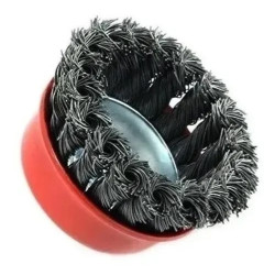 "FMT" HERRAMIENTAS CEPILLO COPA TRENZADO DIAM 100mm