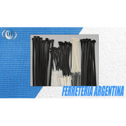 "LA HACENDOSA" PRECINTO MEDIO 150x3.5mm NEGRO