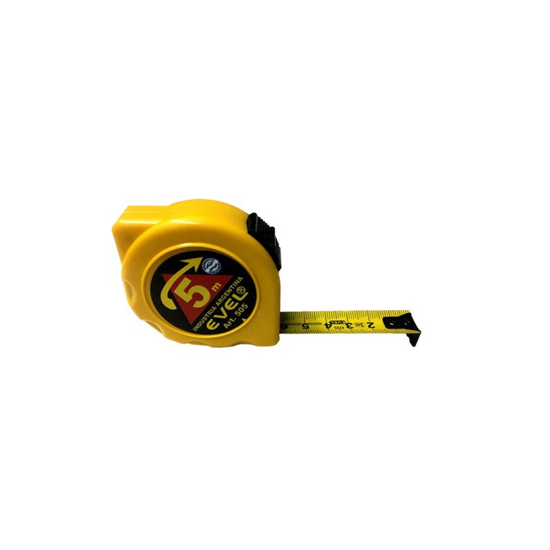 CINTA METRICA RETROBLOK 16MM X 5MT -EVEL-