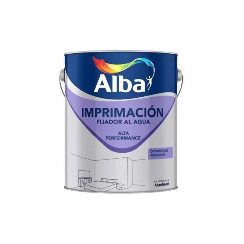 IMPRIMACION-FIJADOR AL AGUA X 10 LITROS  "ALBA"