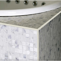 ATRIM ALUMINIO - TAPACANTO 16x16mm x 2.5mt - BEIGE