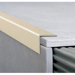 ATRIM ALUMINIO - TAPACANTO 16x16mm x 2.5mt - BEIGE