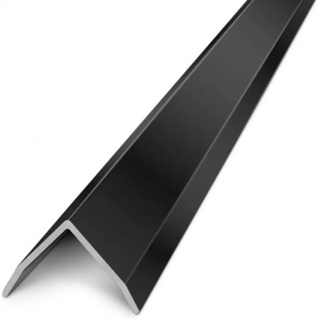 ATRIM ALUMINIO - TAPACANTO 16x16mm x 2.5mt - NEGRO