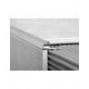 ATRIM ALUMINIO - GUARDACANTOS BULLNOSE 10mm x 2.5mt - BLANCO