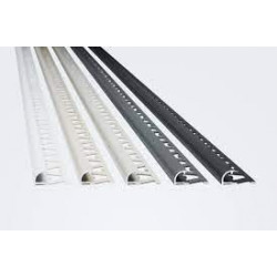 ATRIM ALUMINIO - GUARDACANTOS BULLNOSE 10mm x 2.5mt - BLANCO