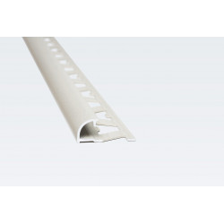 ATRIM ALUMINIO - GUARDACANTOS BULLNOSE 10mm x 2.5mt - BLANCO