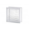 LADRILLO VIDRIO INCOLORO 19X19X8 BASTON CRUZADO GRUESO -VITROBLOCK-