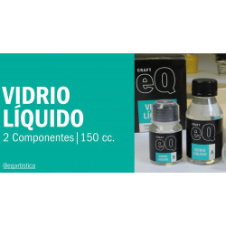 VIDRIO LIQUIDO 2 COMPONENTES x 150CC -EXCELENCIA QUIMICA-